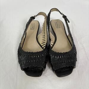 Merona Slingback Sandals - Laser-Cut Detail - Size 7